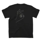 Control_Zの天国直行　黒 スタンダードTシャツの裏面