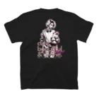 KVM｜kitten ＊ venetian-maskの仮面のセルカークレックス｜ヘッドホン ① _black label スタンダードTシャツの裏面