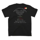 中村屋(仮)の雑貨屋さん(仮)のTAKEswiy手書きメイクロゴバックプリント白ver Regular Fit T-Shirtの裏面