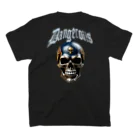 WANTED BIKERのSKULL BIKER-12-W スタンダードTシャツの裏面