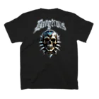 WANTED BIKERのSKULL BIKER-22-W スタンダードTシャツの裏面