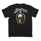 WANTED BIKERのSKULL BIKER-33-W スタンダードTシャツの裏面