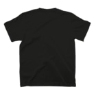 metao dzn【メタヲデザイン】のフラワー・オブ・ライフ＆ メタトロンキューブ（wh） Regular Fit T-Shirtの裏面