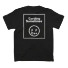 Random WalkerのCording Sometimes C++ スタンダードTシャツの裏面