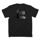 min.のno min. no life スタンダードTシャツの裏面