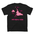 ハロー! オキナワの宮古島地図　ピンク [Hello!Okinawa]  スタンダードTシャツの裏面