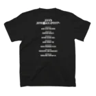 tatsuyamaのステテコロゴ_白 Regular Fit T-Shirtの裏面