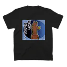 MedicalKUNのかぶりものシリーズ★馬『将来が見えない…』 Regular Fit T-Shirtの裏面