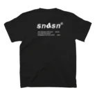 sound soonのsndsn. スタンダードTシャツの裏面