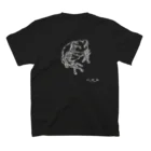 HElll - ヘル - の左手で描いたカエルB(バックプリント) Regular Fit T-Shirtの裏面