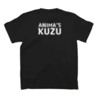 アニマ💫世界征服VTuberのアニマのクズT(black) スタンダードTシャツの裏面