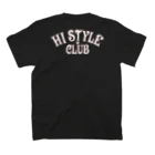 ハワイスタイルクラブの〔Back Print〕 HI STYLE CLUB スタンダードTシャツの裏面