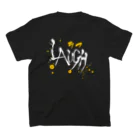 laugh-landの両面黒 スタンダードTシャツの裏面