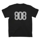 musicshop BOBの808 - BOB ※WHITE LOGO スタンダードTシャツの裏面