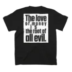 aubergのThe love スタンダードTシャツの裏面