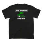 seek_waymark_officialのSEEK WAYMARK TEE Regular Fit T-Shirtの裏面