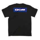 DCM (Different Color Monsters)のDCM glitch logo 2020SS / black スタンダードTシャツの裏面