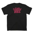 THE PARTY DOES NOT ENDのただれロゴ スタンダードTシャツの裏面