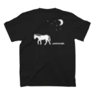 yuriekonoの【寄付つき】"うまのあと" コラボ スタンダードTシャツの裏面