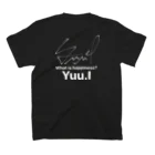 Yuu.IのYuu.I 2020/SS What is happiness? スタンダードTシャツの裏面