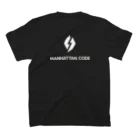 Manhattan Code inc.のMHT_LOGO - WHITE スタンダードTシャツの裏面