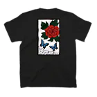 おやすみメリーゴーランドの花札－蝶－ スタンダードTシャツの裏面