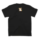 Wassam ねことコーギーいますのコーギーりんのすけ　ニッコリ笑顔 Regular Fit T-Shirtの裏面