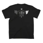 くねくね道の天使と悪魔の肩甲骨 スタンダードTシャツの裏面