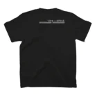 Sena Yamashitaのlet's T-shirt BLACK スタンダードTシャツの裏面