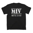 Matter-is-voidのMatterisvoid Tシャツ スタンダードTシャツの裏面