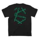 SumiReのツギハギ　緑 Regular Fit T-Shirtの裏面