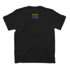 COLOR of the MANのTriple OYAJI -black- スタンダードTシャツの裏面