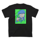 kama_yanの青タコガール(背面) スタンダードTシャツの裏面