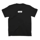 Erquyの大人の3ぼんあしのくま 両面TEE Regular Fit T-Shirtの裏面