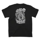 Y's Ink Works Official Shop at suzuriのY's札 Tiger T (White Print) スタンダードTシャツの裏面