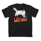 TMONSTER GAMESのLeo cats スタンダードTシャツの裏面