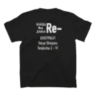 TMONSTER GAMESのRe-1st スタンダードTシャツの裏面