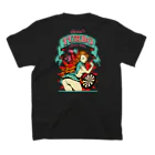 スリーセブンターボ(公式)のthree7TURBO×ダーツ スタンダードTシャツの裏面