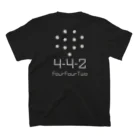 太古の森と漆黒の獣の４-４-2 スタンダードTシャツの裏面