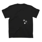 kubo//world のONIGIRINEKO//black スタンダードTシャツの裏面