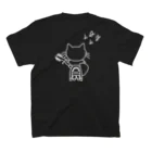 nekodanshakuの猫弾 Regular Fit T-Shirtの裏面