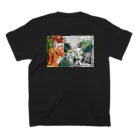 flwrsのGran Canaria A (b&w) スタンダードTシャツの裏面