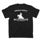 au♡lio アウリオのサンシャインステーブルス Feeling Down? Saddle Up! (ホワイト) スタンダードTシャツの裏面