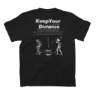 Samurai Gardenサムライガーデンの濃色濃厚接触禁止IITAIDAKE スタンダードTシャツの裏面