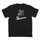 ma_jiiのtheabductionsモノクロブラック Regular Fit T-Shirtの裏面