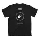 IO-DESIGNのADHD・コンサータ スタンダードTシャツの裏面