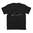 くろねこ倶楽部のどろぼうねこ（両面イラスト）濃色 Regular Fit T-Shirtの裏面