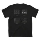 Q＆UMのデザインの4大原則 4DesignPrinciples -Color- スタンダードTシャツの裏面