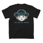 絵真のお団子チャイナガールちゃん スタンダードTシャツの裏面