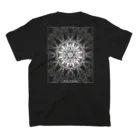 Tribal 70 Designのゼンタングル風_枠有り スタンダードTシャツの裏面